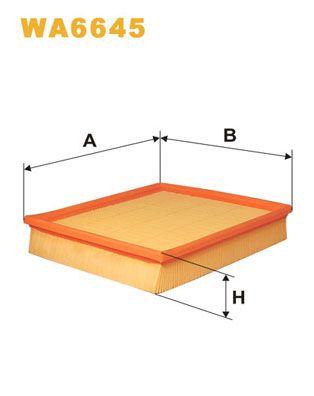 WIX FILTERS Ilmansuodatin WA6645